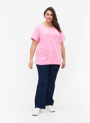 FLASH - T-shirt à col rond, Begonia Pink, Model image number 2