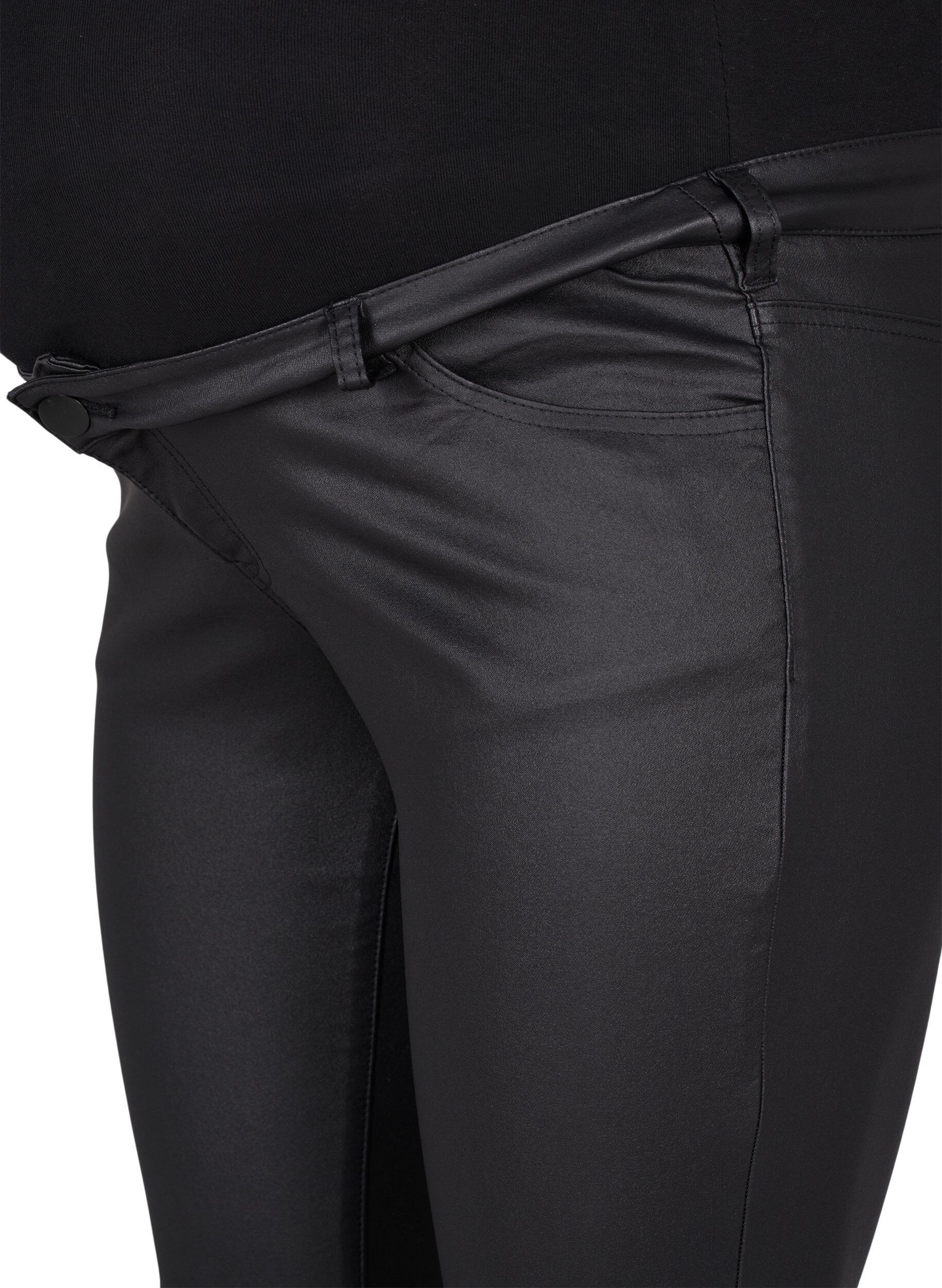 Zizzi Pantalon de grossesse rev&ecirc;tu, Noir, Packshot image number 2