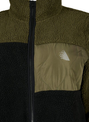 Teddy-jas met kleurblok, Forest Night comb., Packshot image number 2