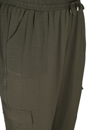 Pantalon ample avec de grandes poches, Black Olive, Packshot image number 2