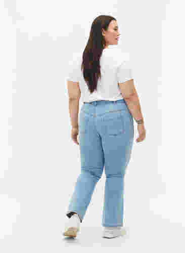 Jeans bootcut Ellen à taille haute, Ex Lgt Blue, Model image number 1