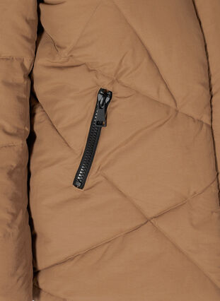 Veste d'hiver tendance avec capuche et poches, Rubber, Packshot image number 3