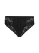 Hipster slip van kant met gekruist detail, Zwart, Packshot image number 1