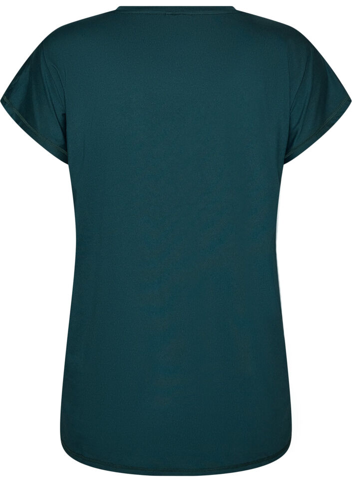 T-shirt d'entra&icirc;nement long, Vert fonc&eacute;, Packshot image number 1