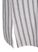 Robe tunique rayée en mélange de lin et de viscose, White Stripe, Packshot image number 3