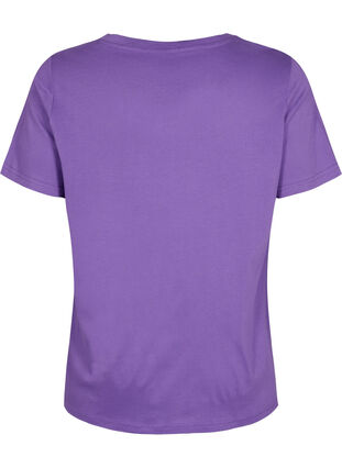 T-shirt à manches courtes avec forme en A, Deep Lavender, Packshot image number 1