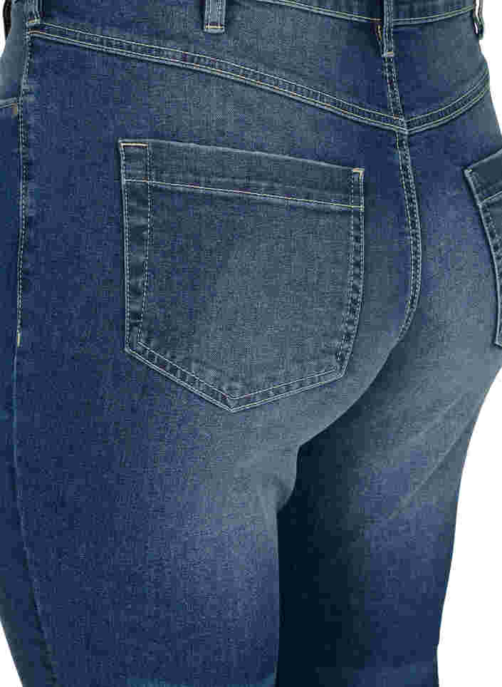 Ripped Amy jeans met super slanke pasvorm, Blue denim, Packshot image number 3