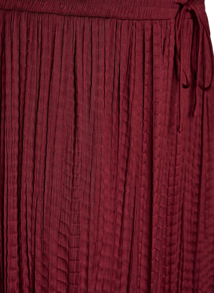 Ballonbroek met structuur en elastische taille, Rood, Packshot image number 2