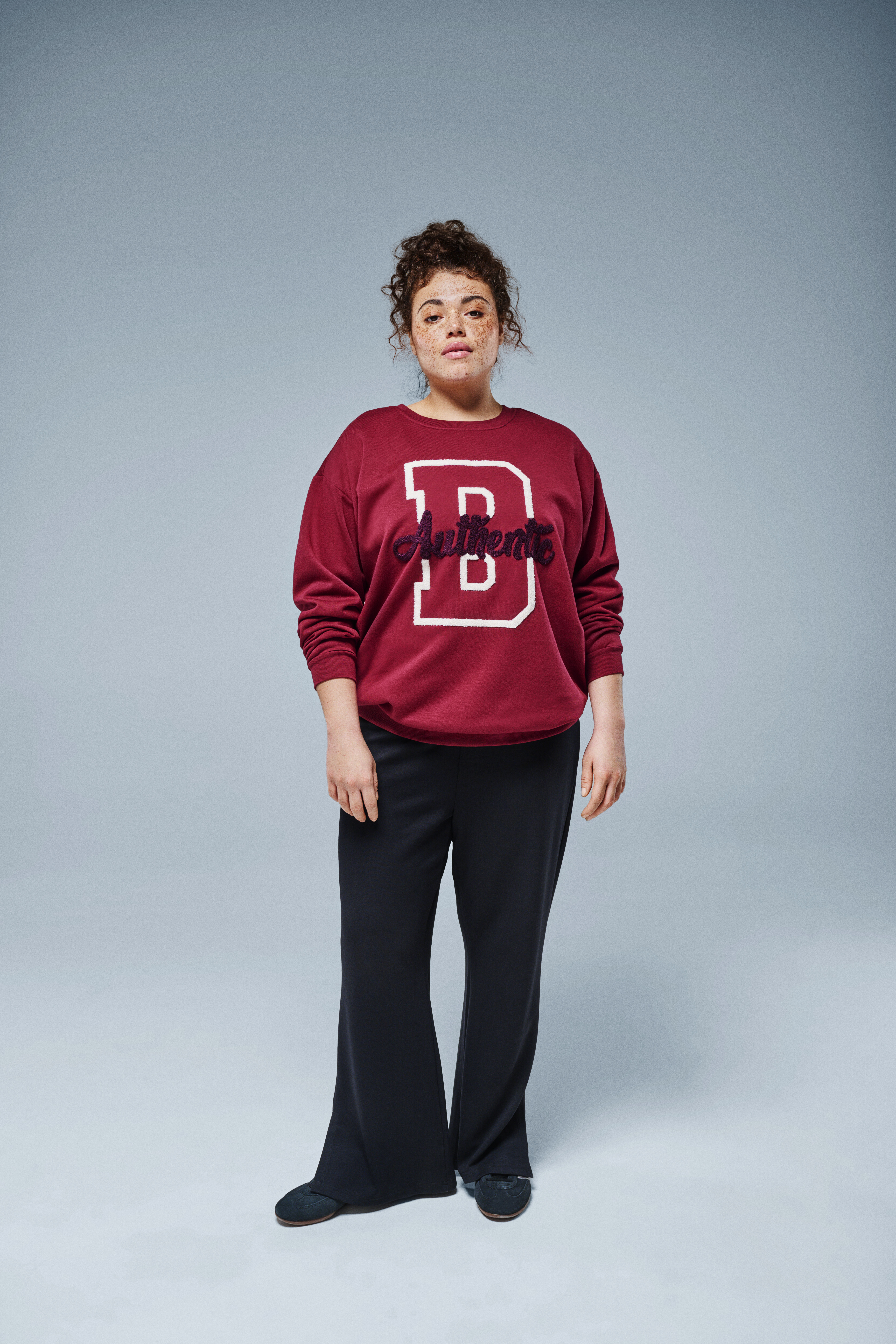 Zizzi Sweat-shirt, , Model