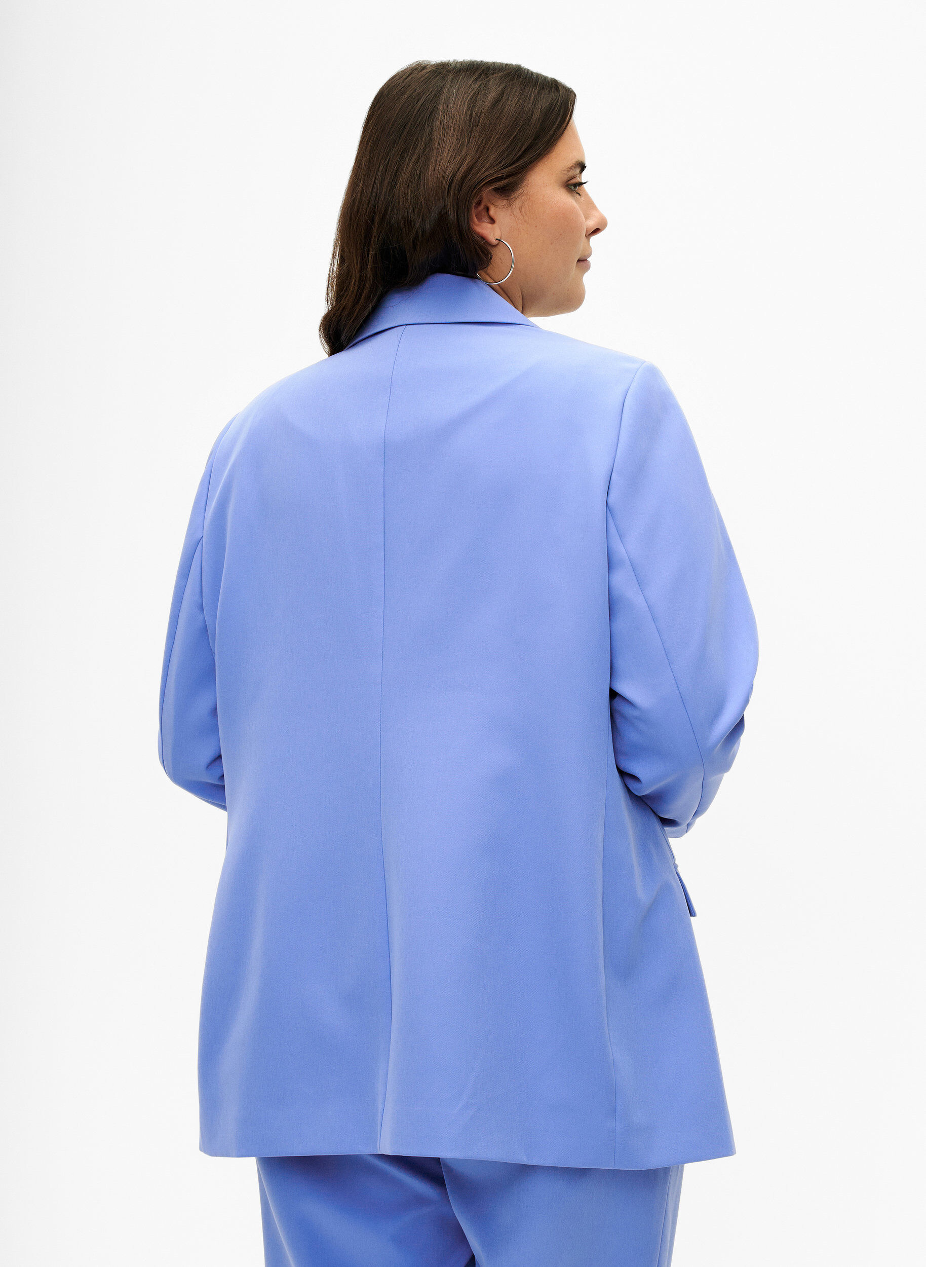 ZizziKlassieke blazer met knoopsluiting, Wedgewood, Model image number 1