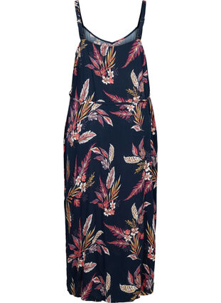 Viscose maxi-jurk met bloemenprint , Indian Summer Flower, Packshot image number 1