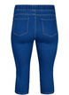 Denim capribroek met elastische tailleband, Blauw, Packshot image number 1