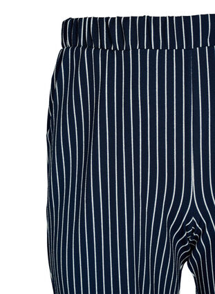 Pantalon ample avec longueur 7/8, Navy Blazer Stripe, Packshot image number 2