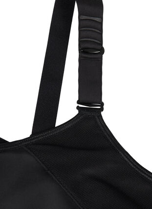 CORE, SUPER HIGH, SPORTS BRA - Brassière de sport avec bretelles réglables, Black, Packshot image number 3
