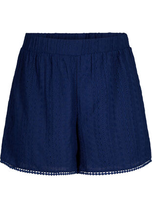 Shorts à motif texturé, Medieval Blue, Packshot image number 0