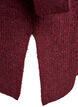 Cardigan long c&ocirc;tel&eacute; sans fermeture, Bordeaux, Packshot image number 3