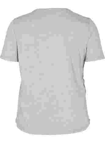 Cropped t-shirt met koord