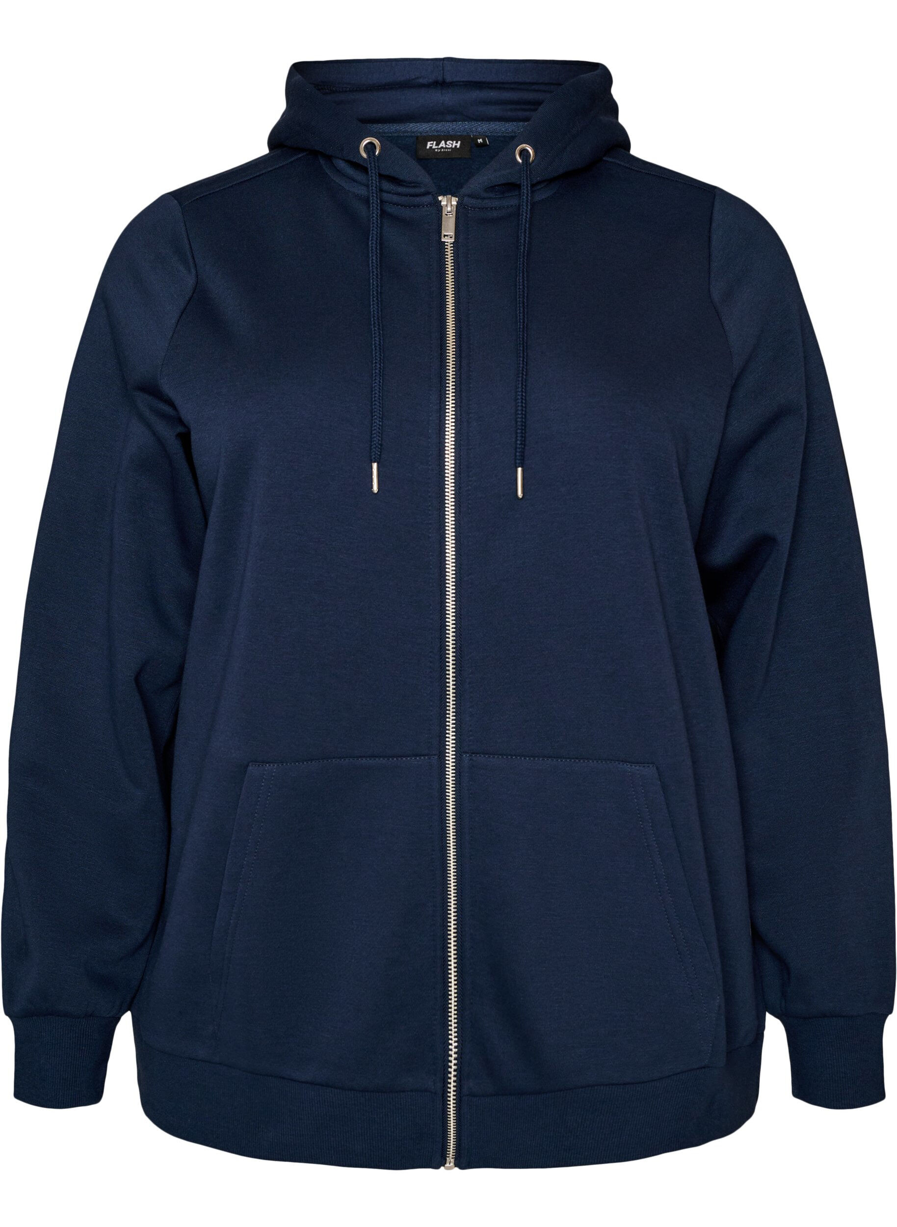 ZizziSweat &agrave; capuche zipp&eacute; avec poches, Bleu, Packshot image number 0
