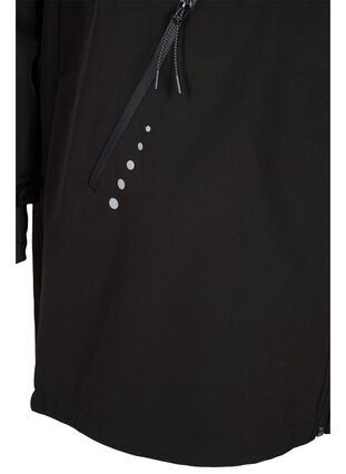 Softshell jas met bijpassende fleece, Black Solid, Packshot image number 3