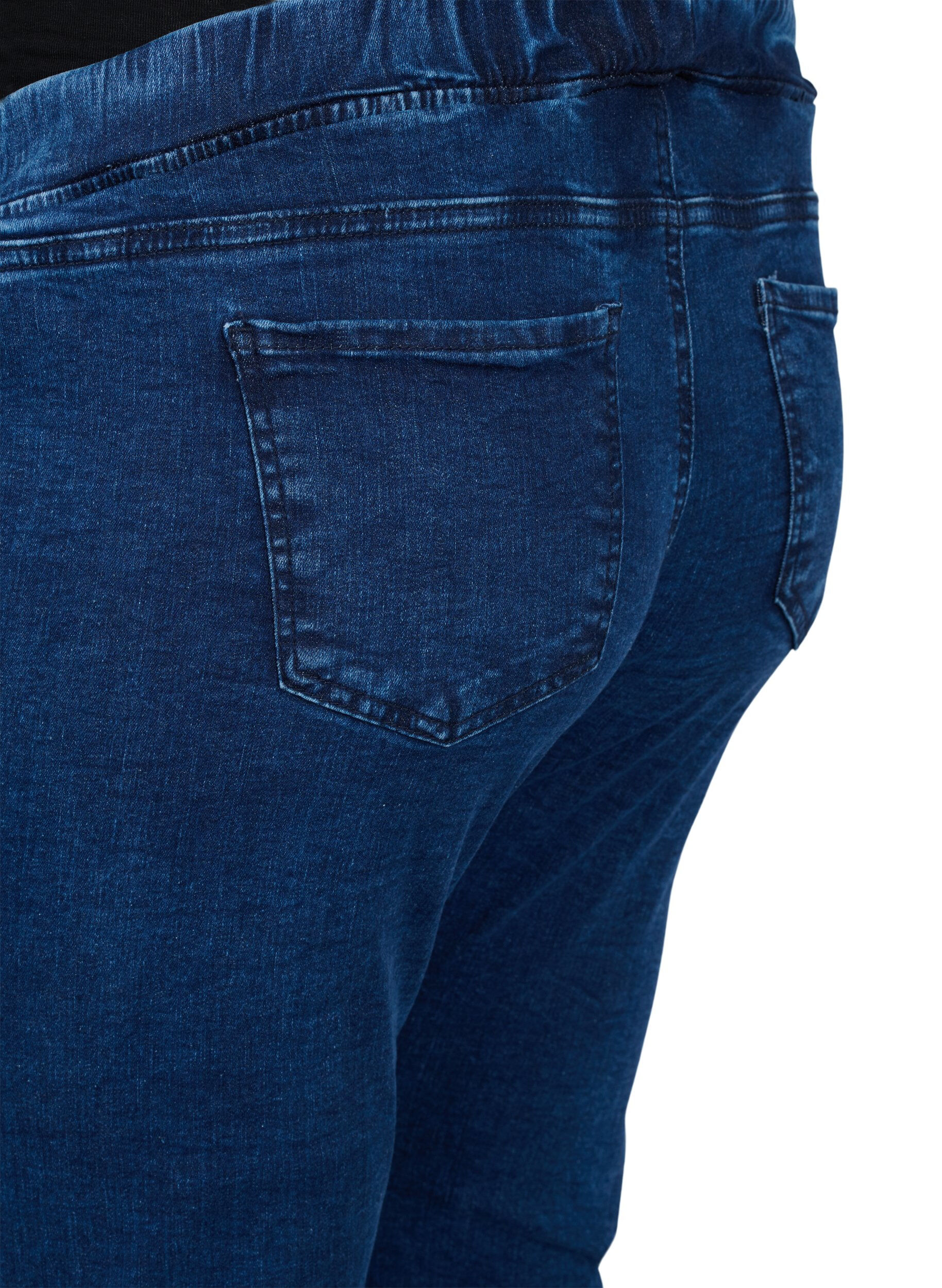 ZizziZwangerschapsjegging met achterzakken, Dark blue, Packshot image number 3