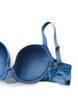 Soutien-gorge moulé avec maille, Bleu, Packshot image number 3