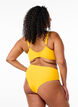 Bikini brésilien avec taille régulière, Jaune, Model image number 1