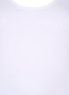 Haut basic uni en coton, Blanc, Packshot image number 2