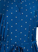 Robe chemise mi-longue à imprimé à pois, Bleu, Packshot image number 2