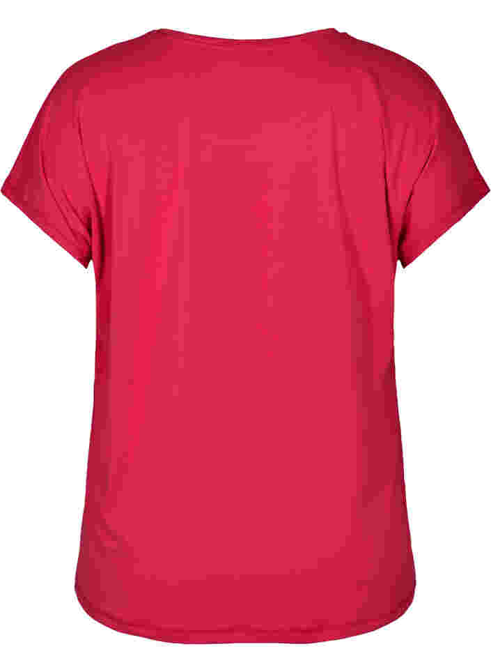 Trainings T-shirt met korte mouwen, Azalea, Packshot image number 1