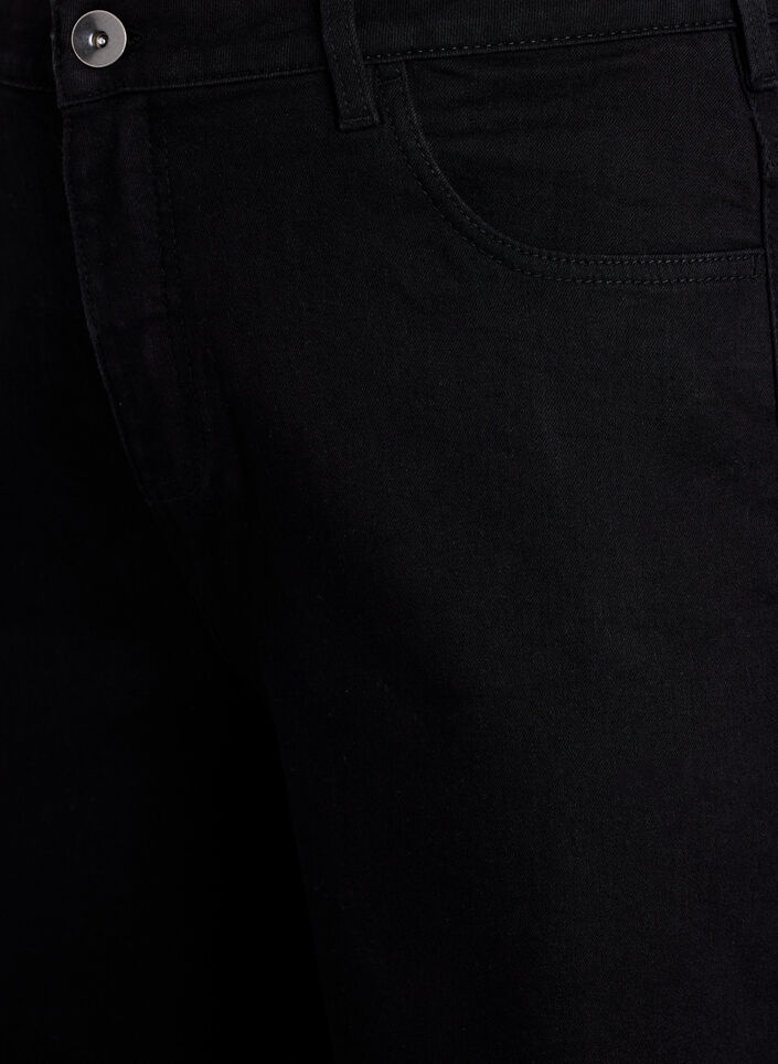 FLASH - Short en jean ample &agrave; taille haute, Noir, Packshot image number 2