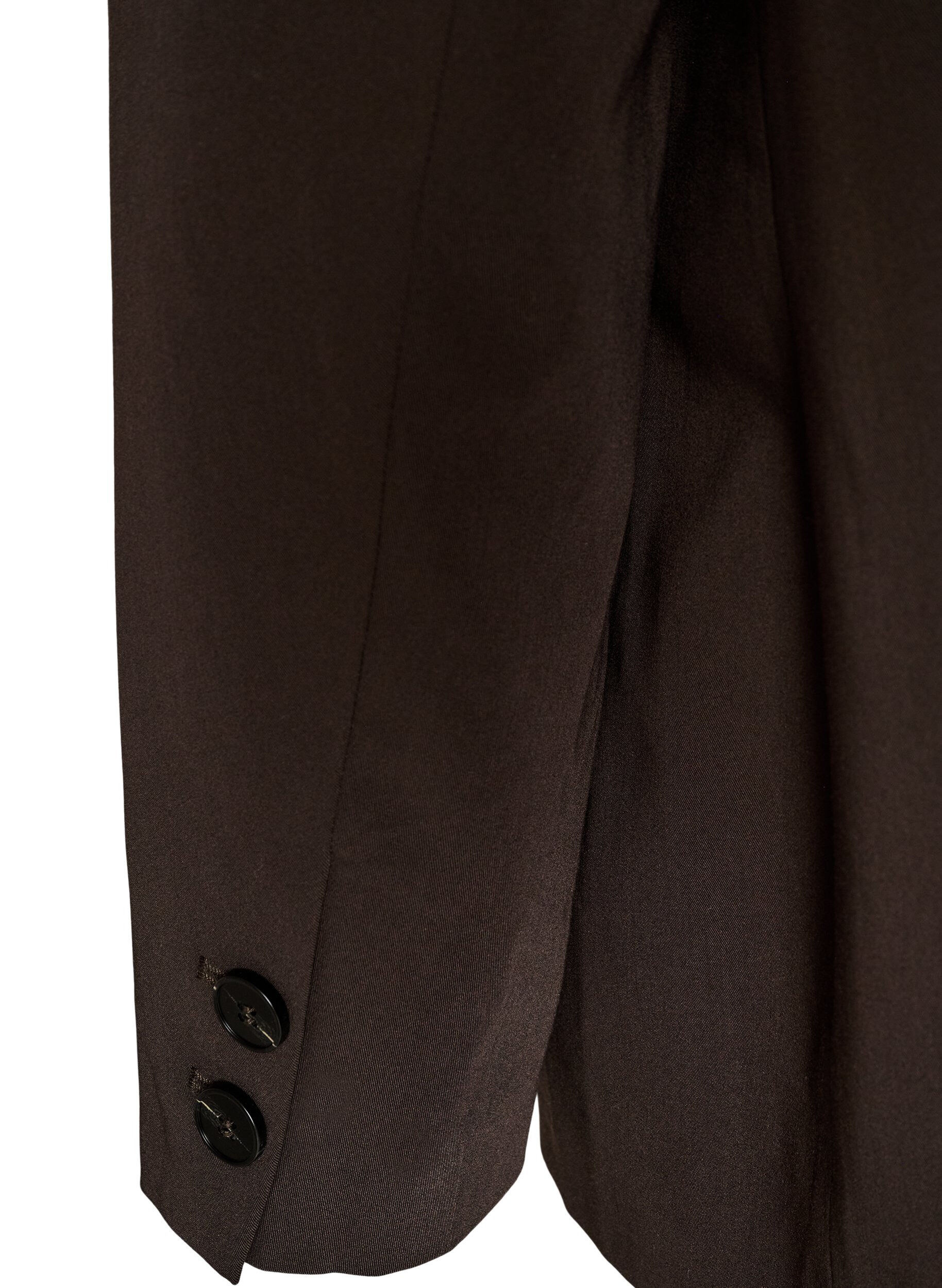 ZizziDouble-breasted blazer met een losse pasvorm, Bruin, Packshot image number 4