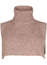 Écharpe en tricot côtelé, Deep Taupe Mel., Packshot