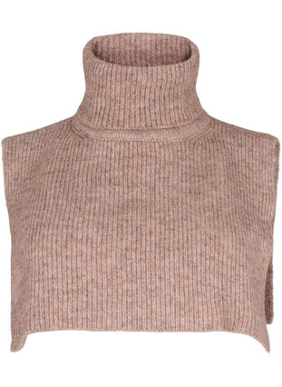 Écharpe en tricot côtelé, Deep Taupe Mel., Packshot image number 0