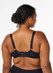 Soutien-gorge rembourr&eacute; en dentelle avec armatures, Noir, Model image number 2