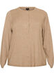 Cardigan met ronde knopen, Beige, Packshot image number 0