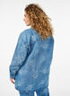 Denim jasje met bloemen, Light Blue Denim, Model image number 1