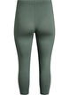 Basic 3/4 legging in viscose, Groen, Packshot image number 1