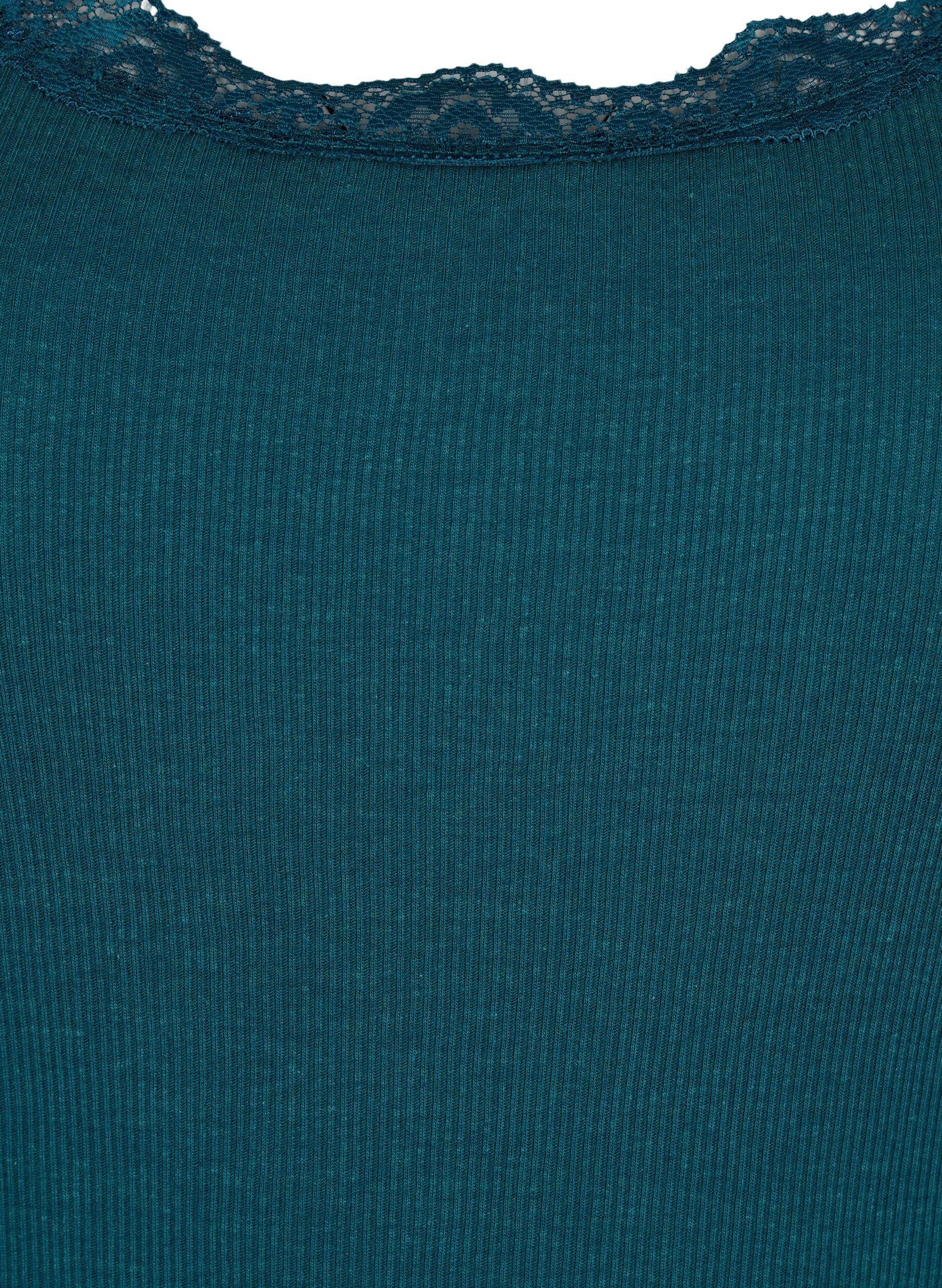 ZizziHaut &agrave; dentelle, Vert, Packshot image number 2