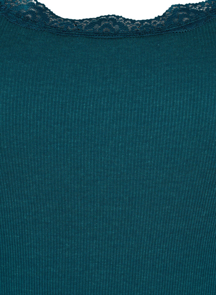 Haut &agrave; dentelle, Vert, Packshot image number 2