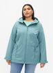 Korte softshell jas met zakken, Arctic, Model image number 0