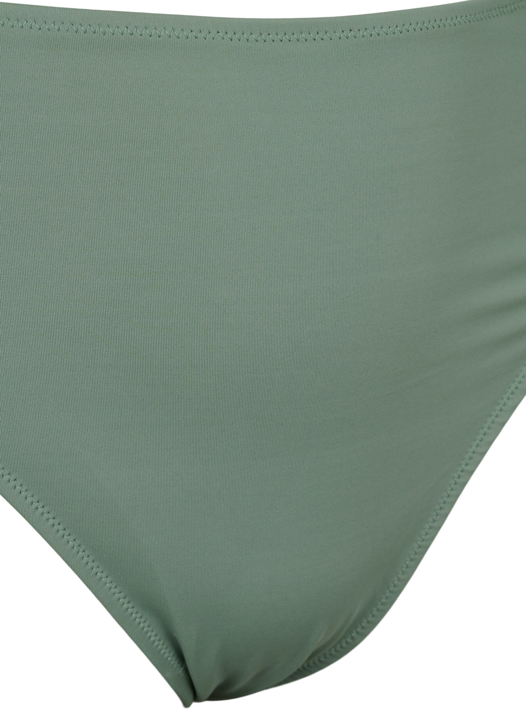 Zizzi Culotte de bikini Tai &agrave; taille r&eacute;guli&egrave;re, Vert clair, Packshot image number 2