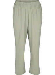 Pantalon en coton avec structure, Seagrass , Packshot