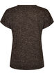T-shirt d'entra&icirc;nement ample &agrave; manches courtes, Marron, Packshot image number 1