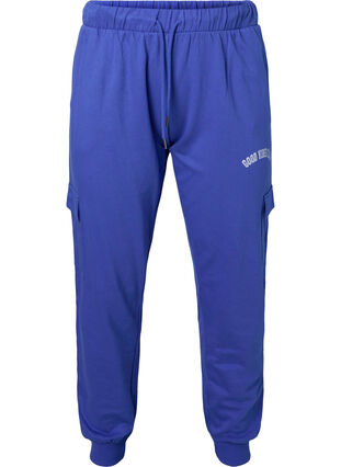 Pantalon de survêtement avec poches, Dazzling Blue, Packshot image number 0