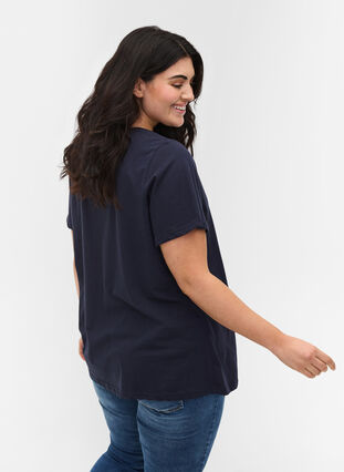 T-shirt de Noël en coton, Night Sky Stok, Model image number 1