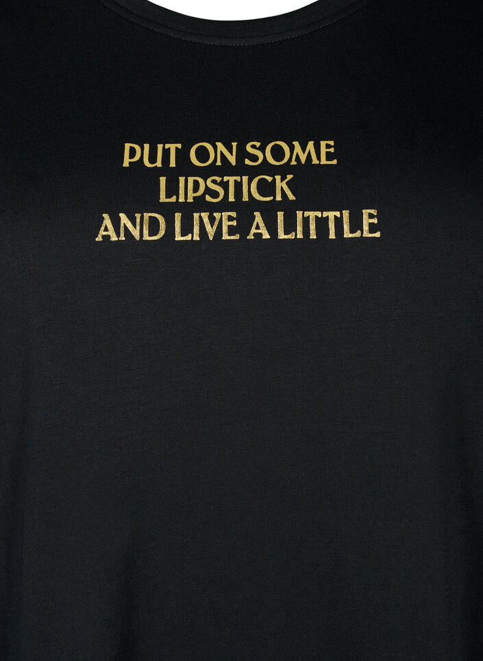 FLASH - T-shirt avec motif, Black Lips, Packshot image number 2