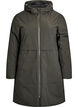 Winterjas met verstelbare taille, Groen, Packshot image number 0