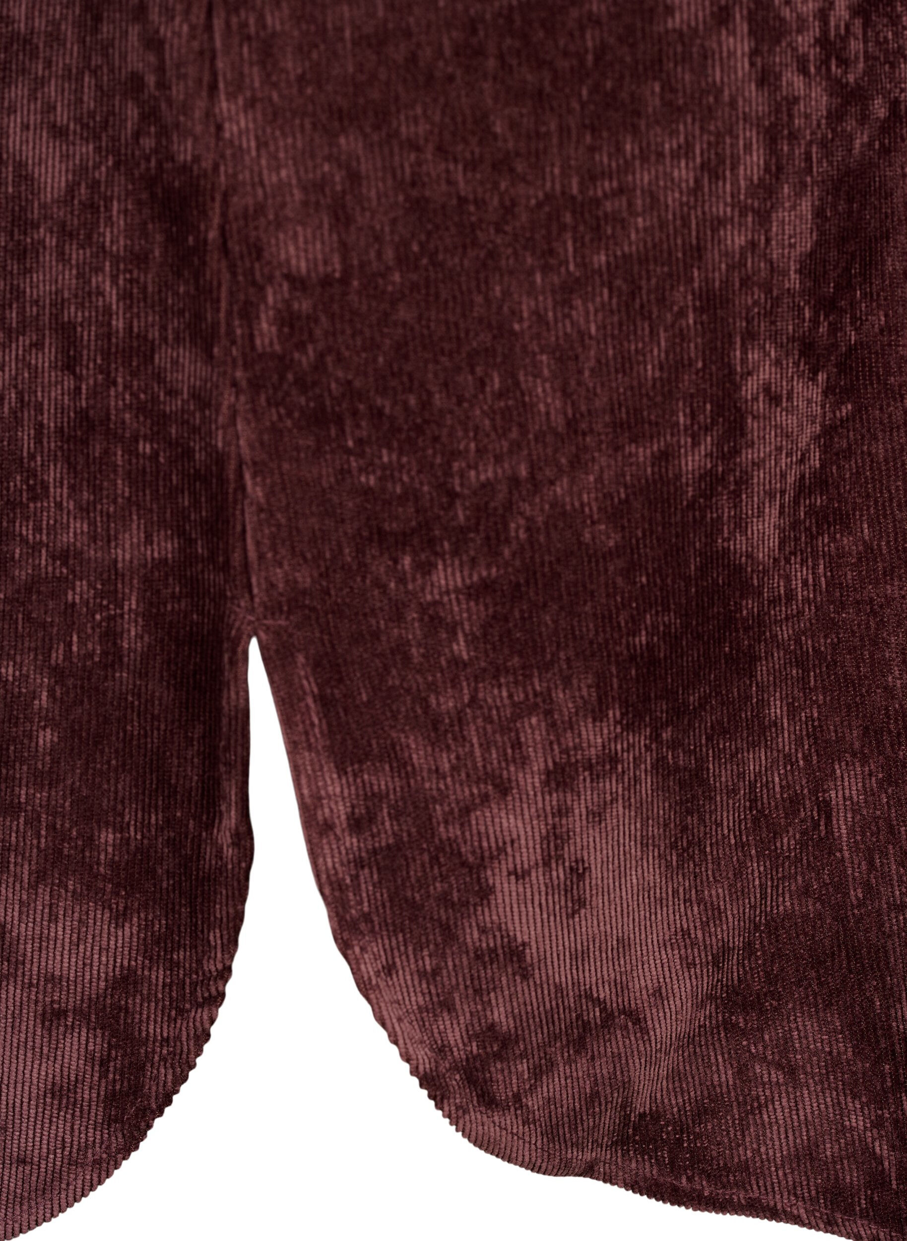 ZizziFluwelen jurk met 3/4 mouwen en knopen, Fudge, Packshot image number 3