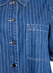 Chemise courte en jean à rayures, Bleu, Packshot image number 2