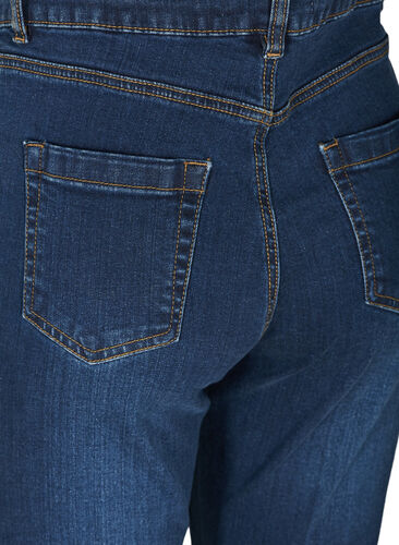 Ellen bootcut jeans met hoge taille, Dark Blue, Packshot image number 3
